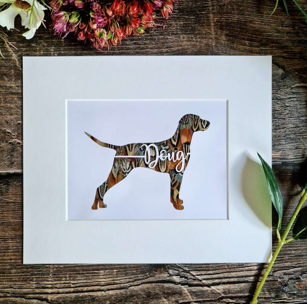 Personalised Dog with Name