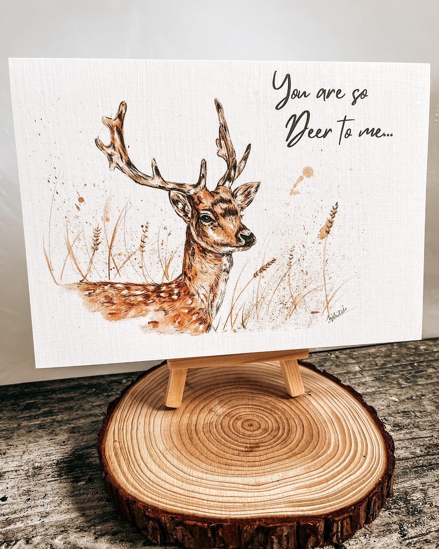 “You’re so deer to me" Card