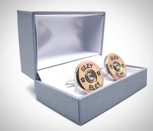 12 Bore Shotgun Cartridge Cufflinks