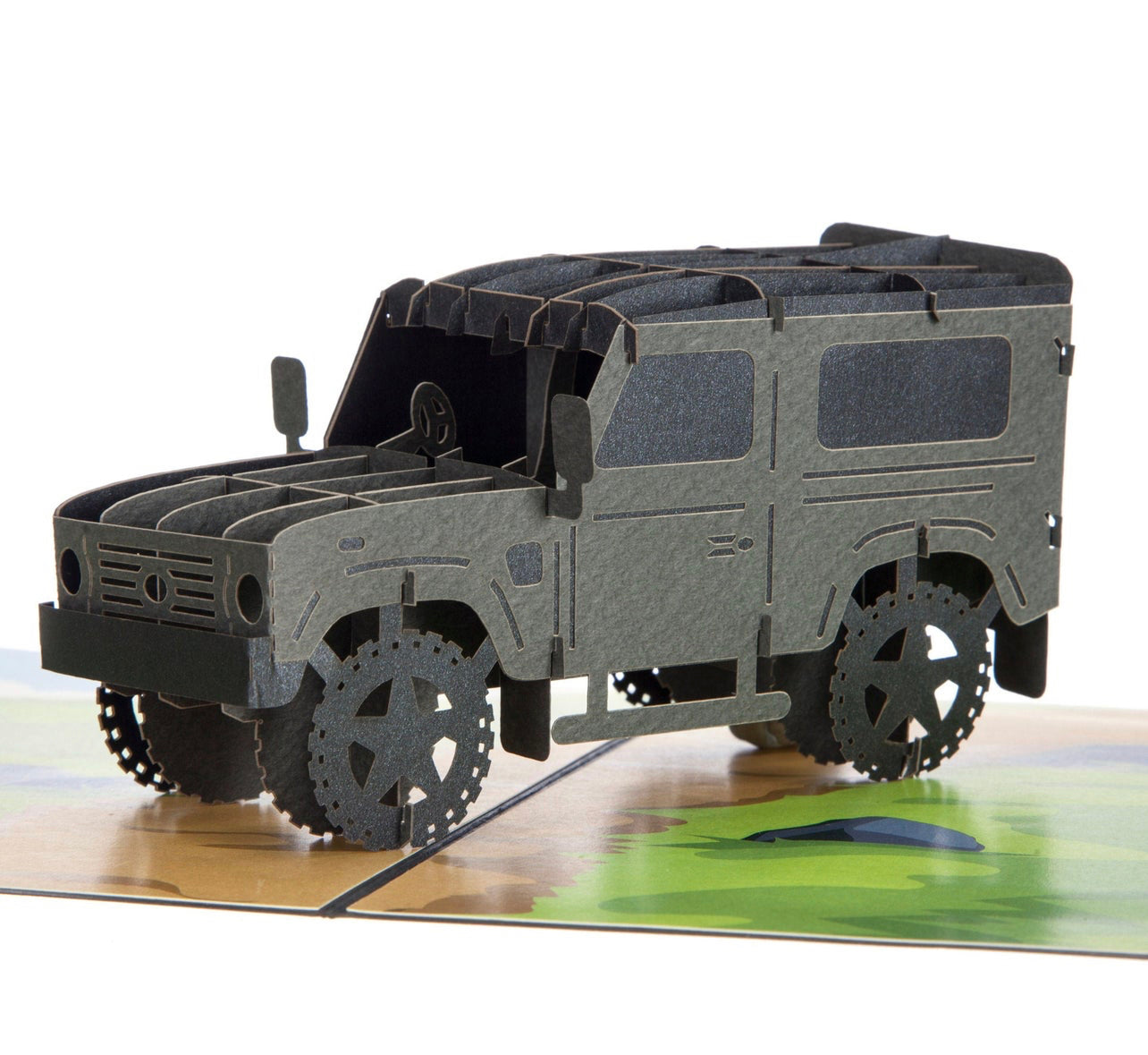 Landrover Pop Up Card